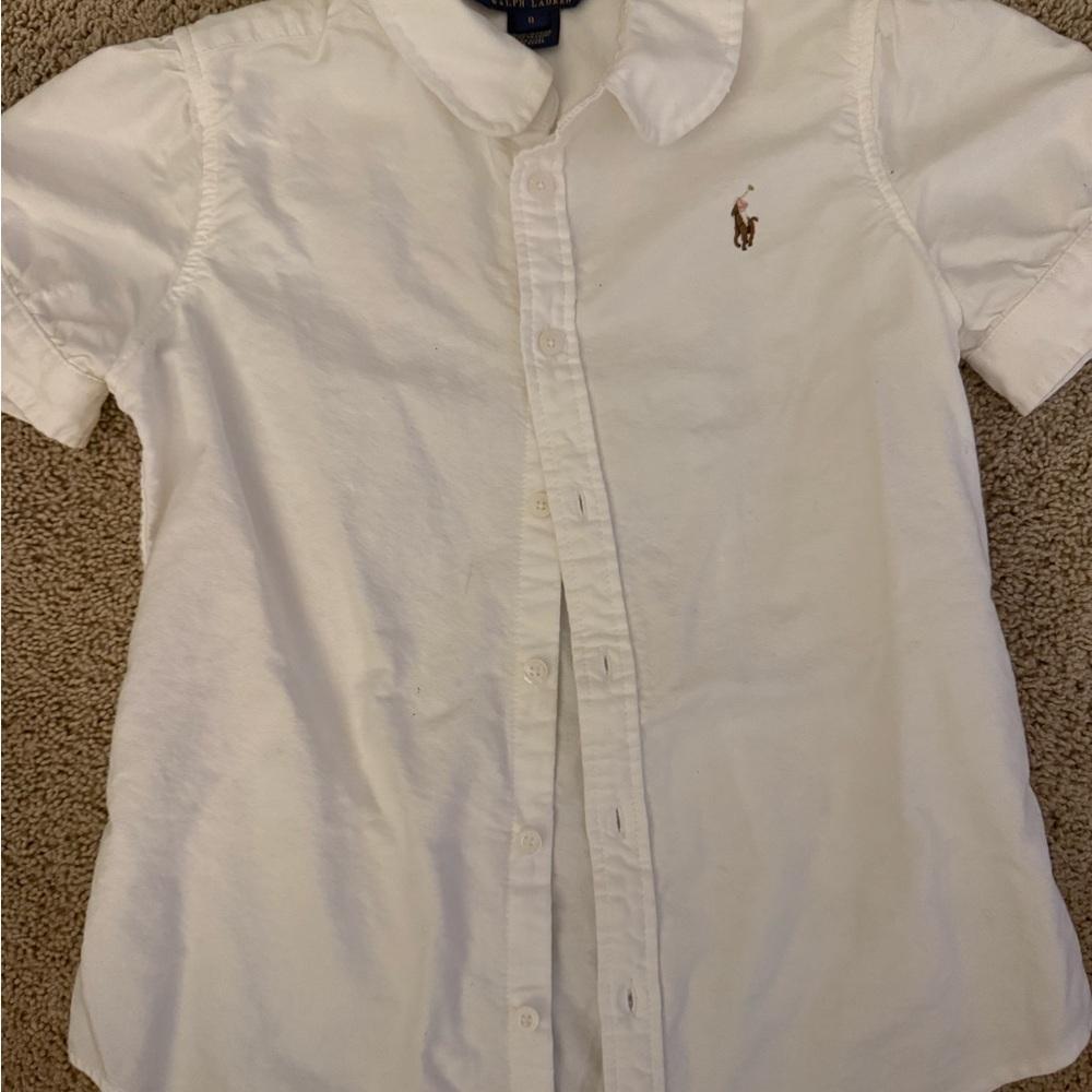 Polo by Ralph Lauren Kids White Button Down Shirt